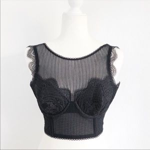 VS bustier lace bra top